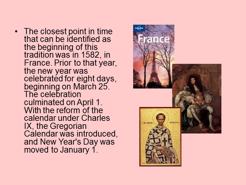 The closest point in time that can be identified as the beginning of this The closest point in time that can be identified as the beginning of this